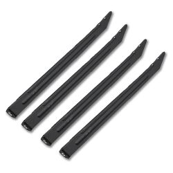 Stern/Sega Black Ribbed Legs - Set of 4